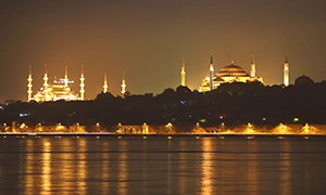 H πόλη της Κωνσταντινούπολης